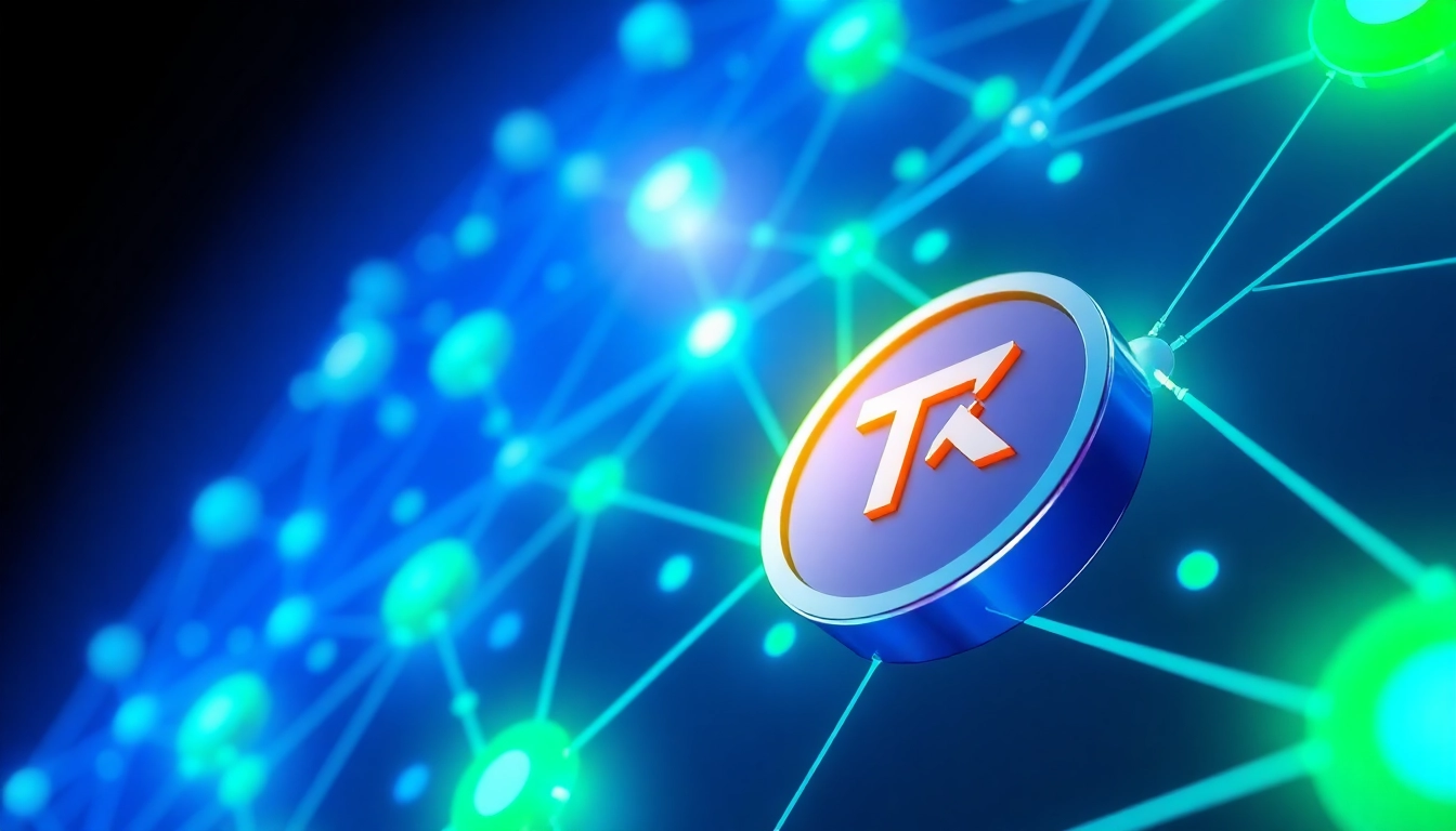 Visual representing seamless trx energy rental transactions on a secure blockchain platform with TRX coins and energy icons, highlighting reliability and efficiency for users.