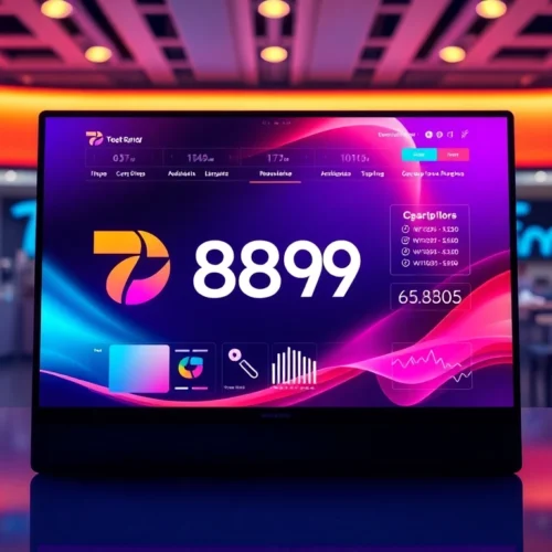 789F branding platform featuring innovative online service with vibrant colors and modern design for user engagement and accessibility