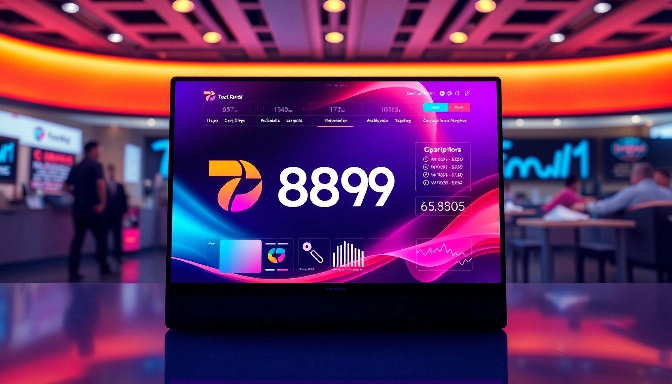 789F branding platform featuring innovative online service with vibrant colors and modern design for user engagement and accessibility