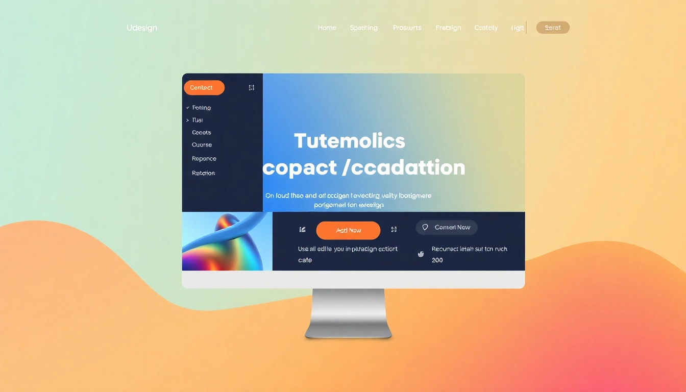 Visually appealing homepage layout for https://uu88.design/ showcasing innovative design elements and user-friendly navigation for a creative digital agency.