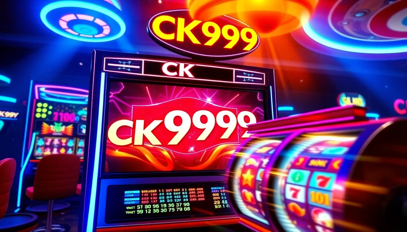 Engaging CK999 game screenshot showcasing exciting slot machine graphics and game interface for online casino players.