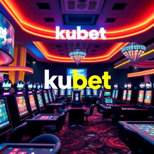 Engaging kubet casino platform with vibrant colors and gaming elements for online betting enthusiasts.