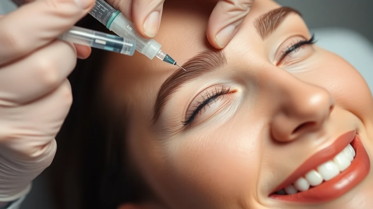 Botox Behandlung: Fachgerechte Injektion für jugendliches Hautbild auf natürlicher Basis.