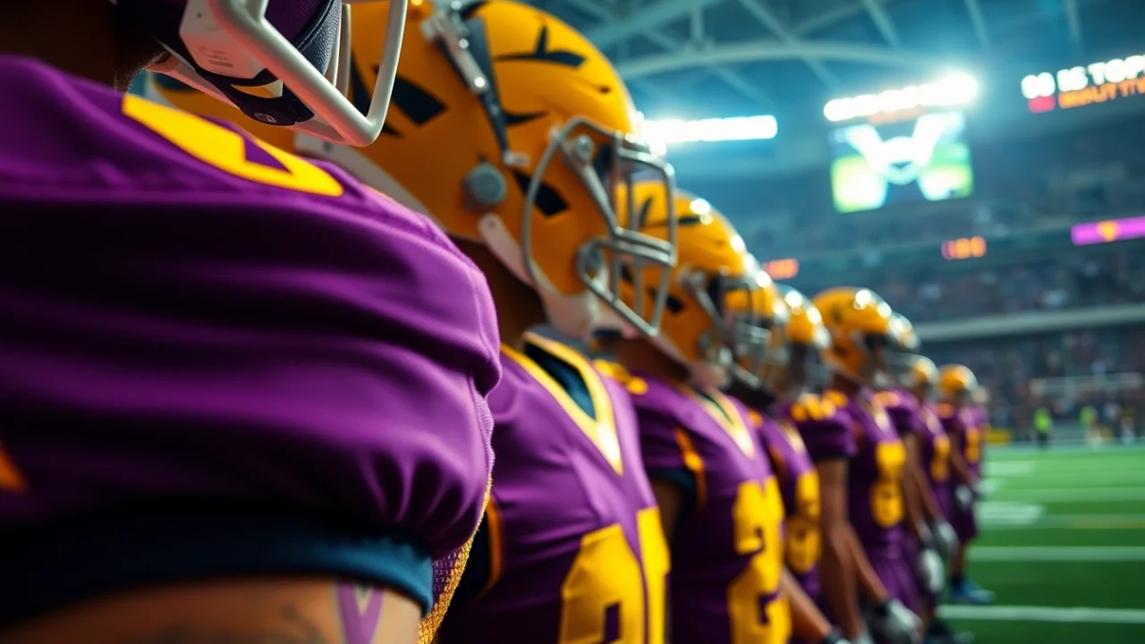 High-quality team uniforms worn by athletes in action, emphasizing customization and vibrant colors for sports teams.