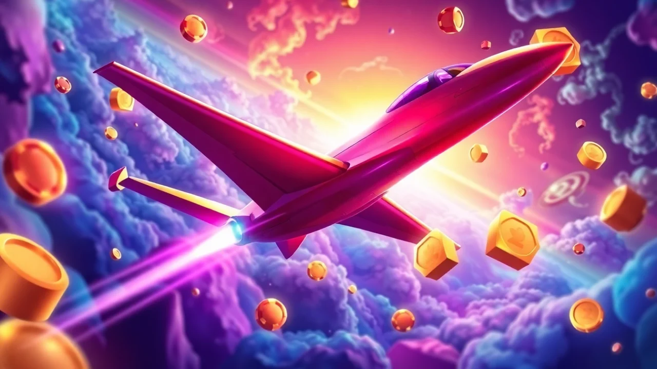 An engaging Aviator game scene showing a plane flying high amidst colorful visuals and multiplier indicators, highlighting thrilling gameplay and strategic opportunities for players.