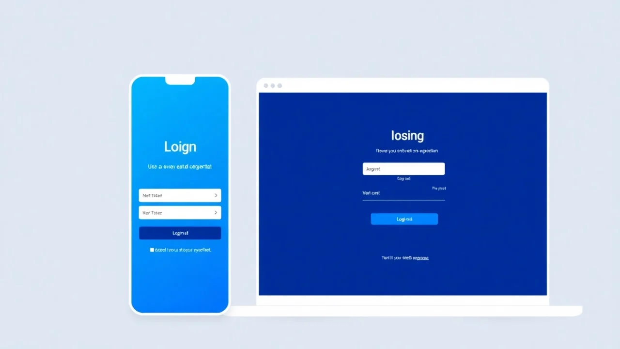 Clear illustration of Reddybook login process with user authentication on a professional platform.