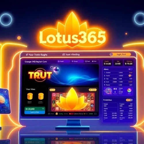 Lotus365 online gaming platform showcasing live betting interface with vibrant colors and sleek design for engaging user experience.