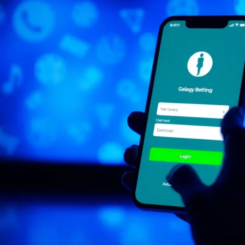 Fairplay login screen on a mobile device showcasing secure access to online sports betting platform for users in India.