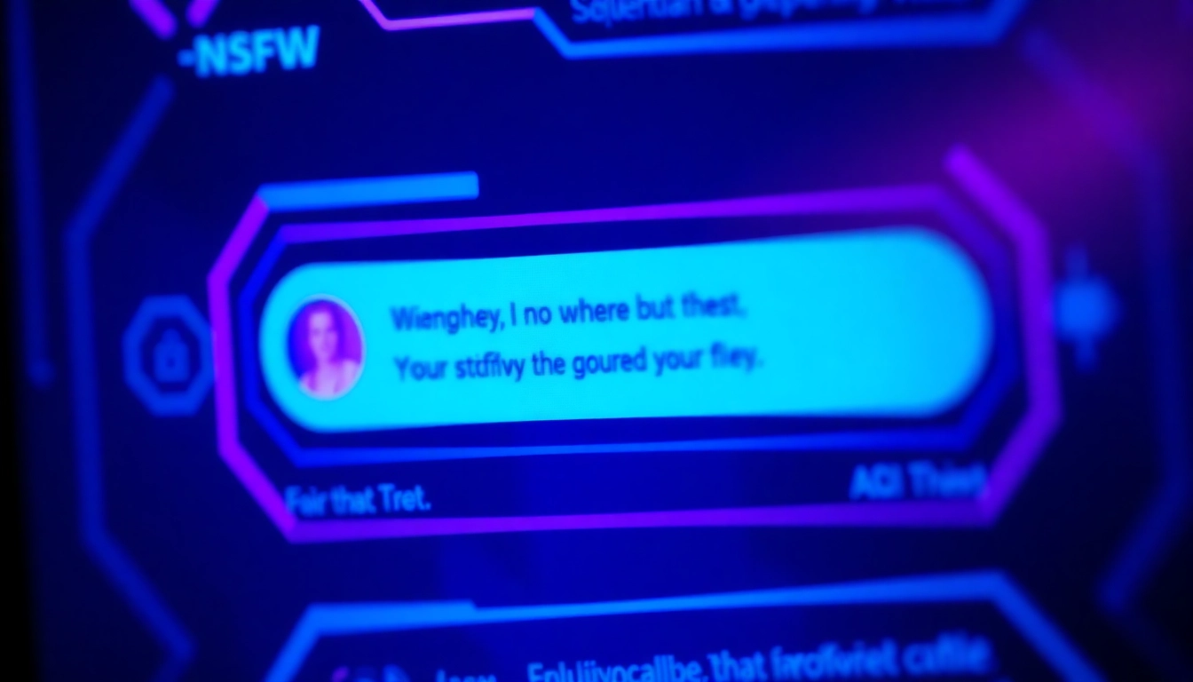 Engaging scene of an AI chatbot representing nsfw ai chat with fiery digital interactions, emphasizing realism and unfiltered communication for screen readers.