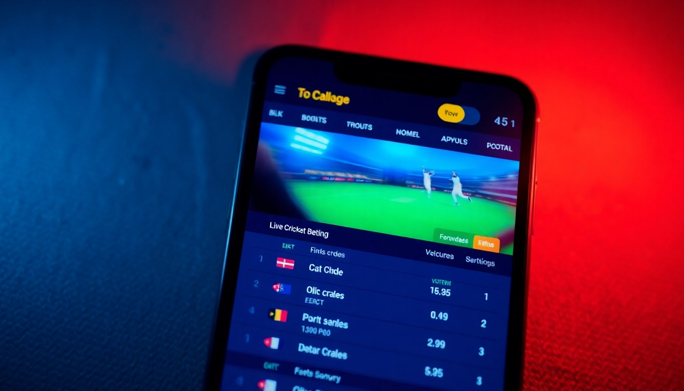 Reddybook platform showcasing live cricket betting with real-time odds and vibrant visuals for engaging user experience.