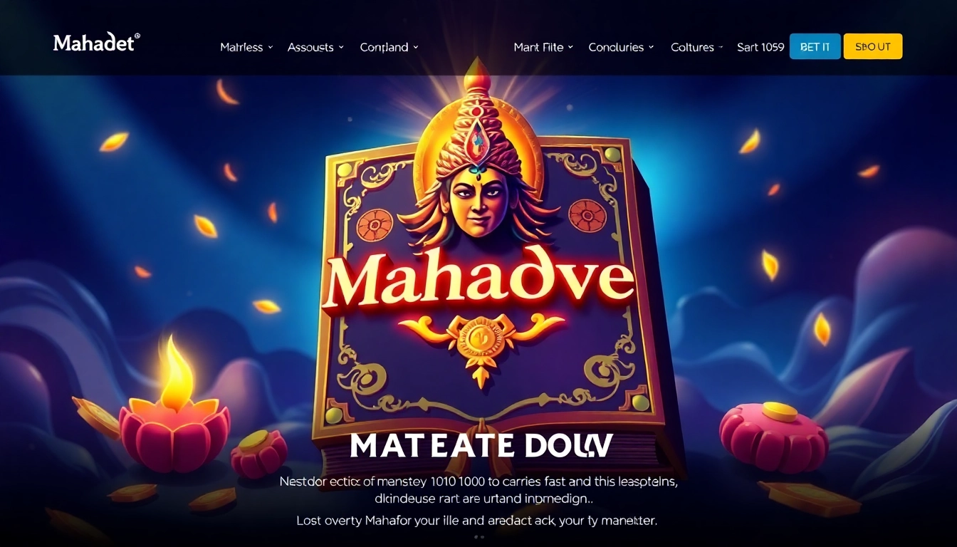 Mahadev book logo with a secure and trustworthy betting ID illustration for online Indian bettors