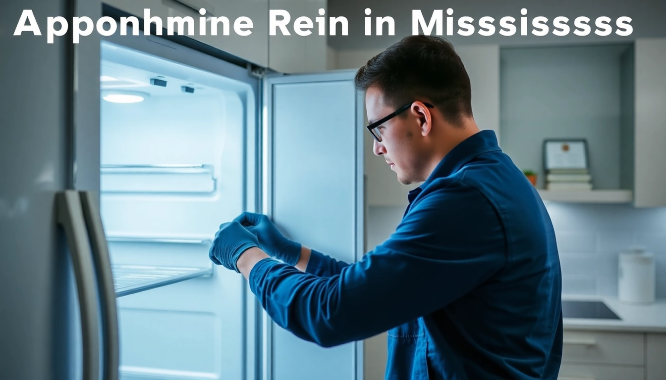 Skilled technician performing appliance repair in Mississauga, emphasizing refrigerator