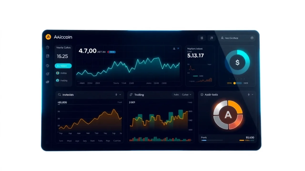 Aicoin market analysis dashboard showcasing live data, charts, and industry insights for investors