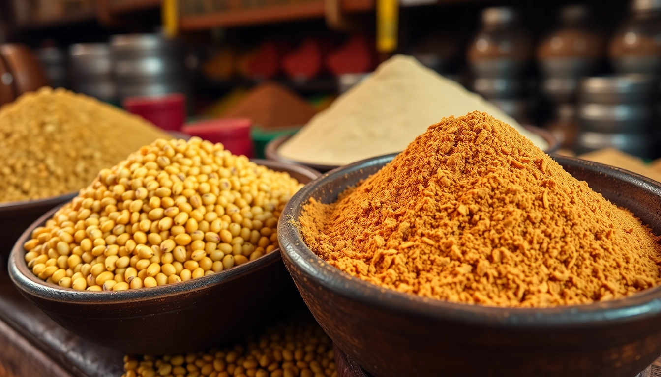 High-quality fenugreek powder displayed with fresh seeds for authentic spice authenticity