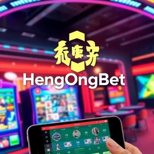 Hengongbet online casino platform featuring vibrant slots and live games on mobile devices for